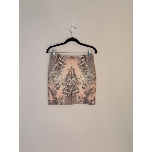 Johanne Beck Abstract Pencil Mini Skirt Size S - Picture 4 of 6